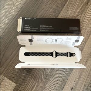 Nike Black and White Sport Band for Apple Watch